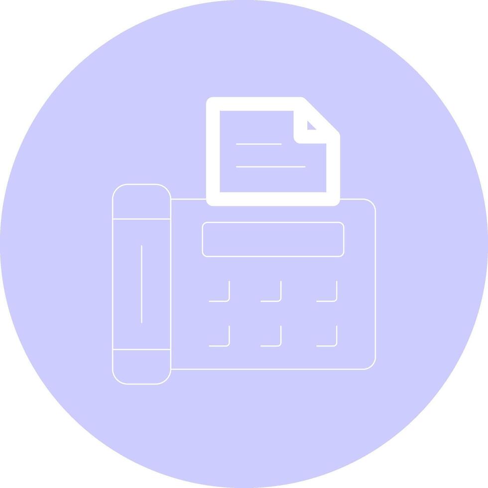 Fax Creative Icon Design vector