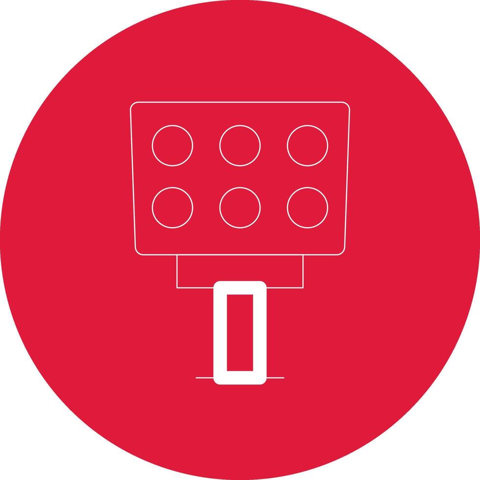 Light Creative Icon Design vector