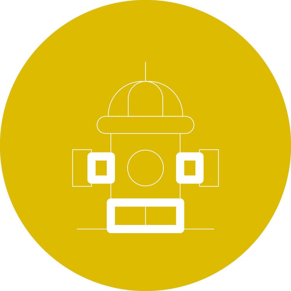 Fire Hydrant Creative Icon Design vector