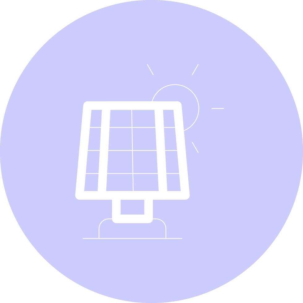 diseño de icono creativo de panel solar vector