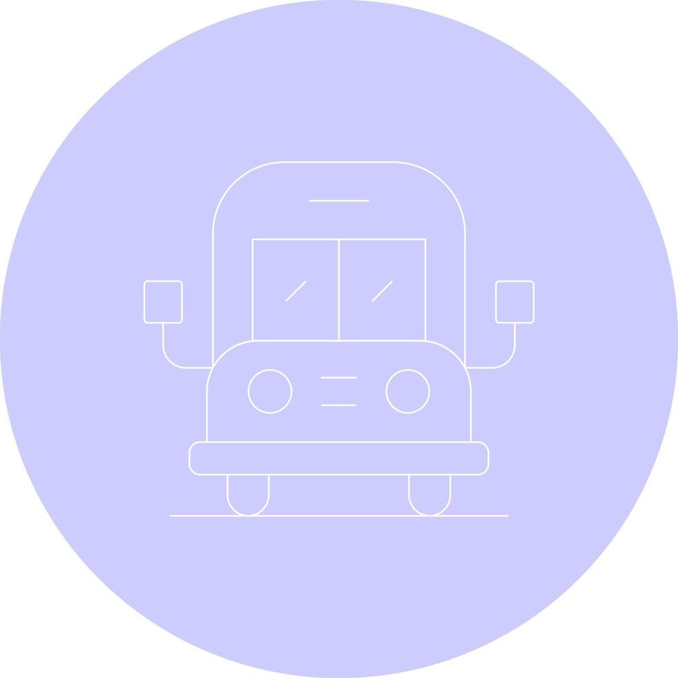 Bus Creative Icon Design vector