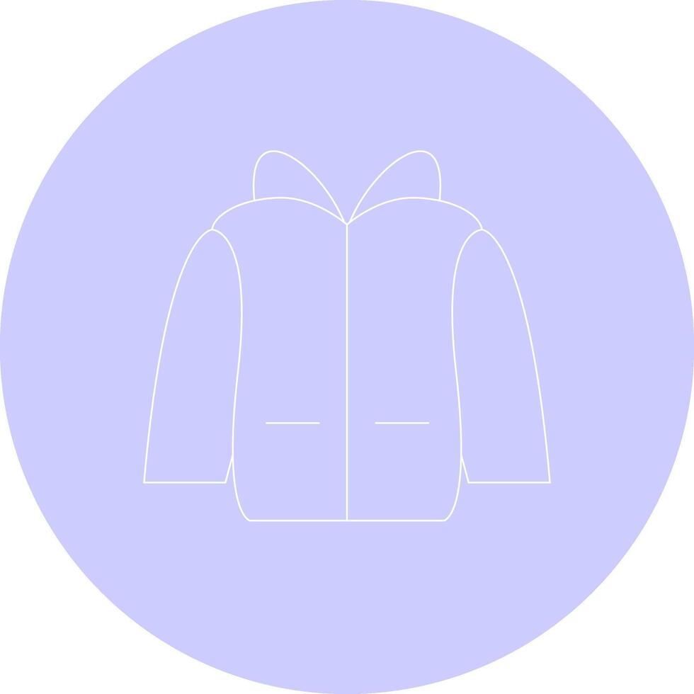 diseño de icono creativo de chaqueta vector