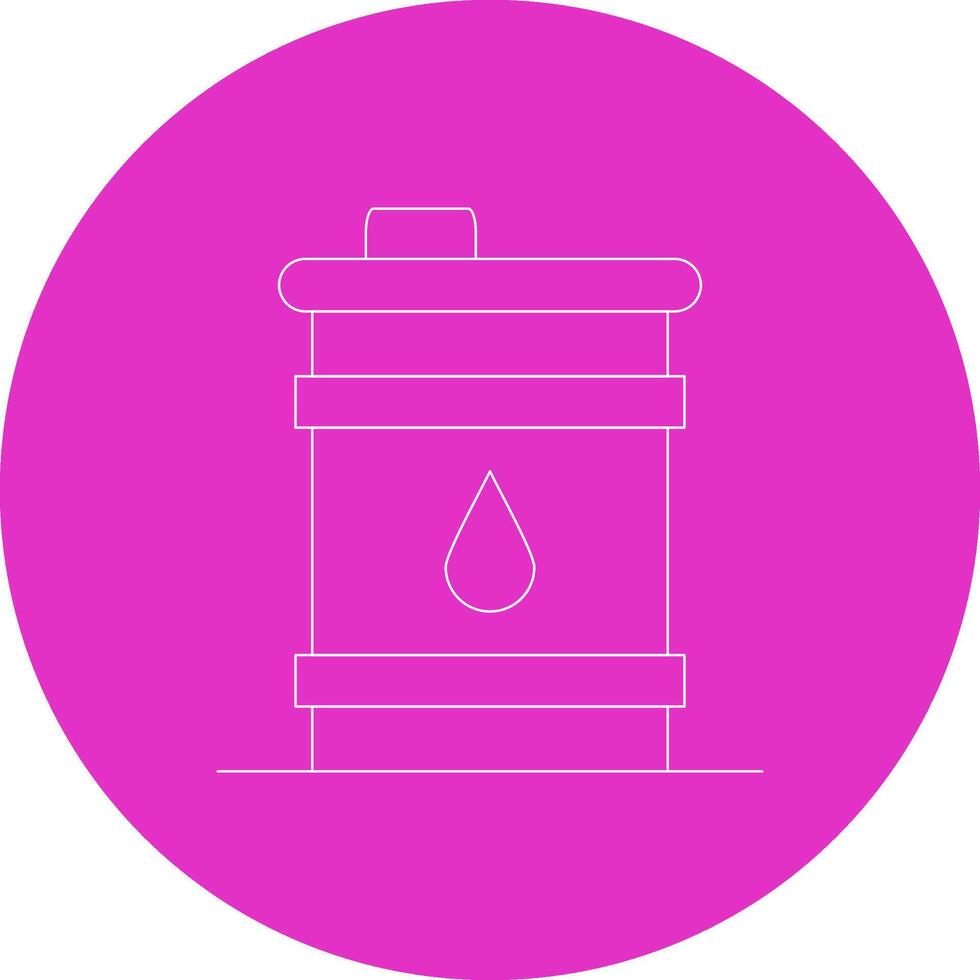 Oil Barrel Creative Icon Design vector