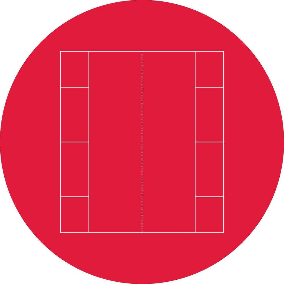 Line Circle Multicolor Design vector