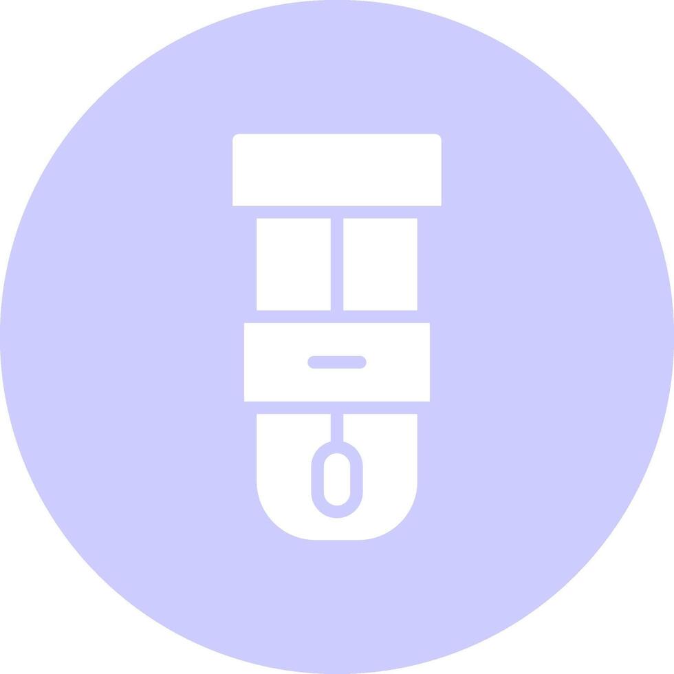 Blood Test Creative Icon Design vector
