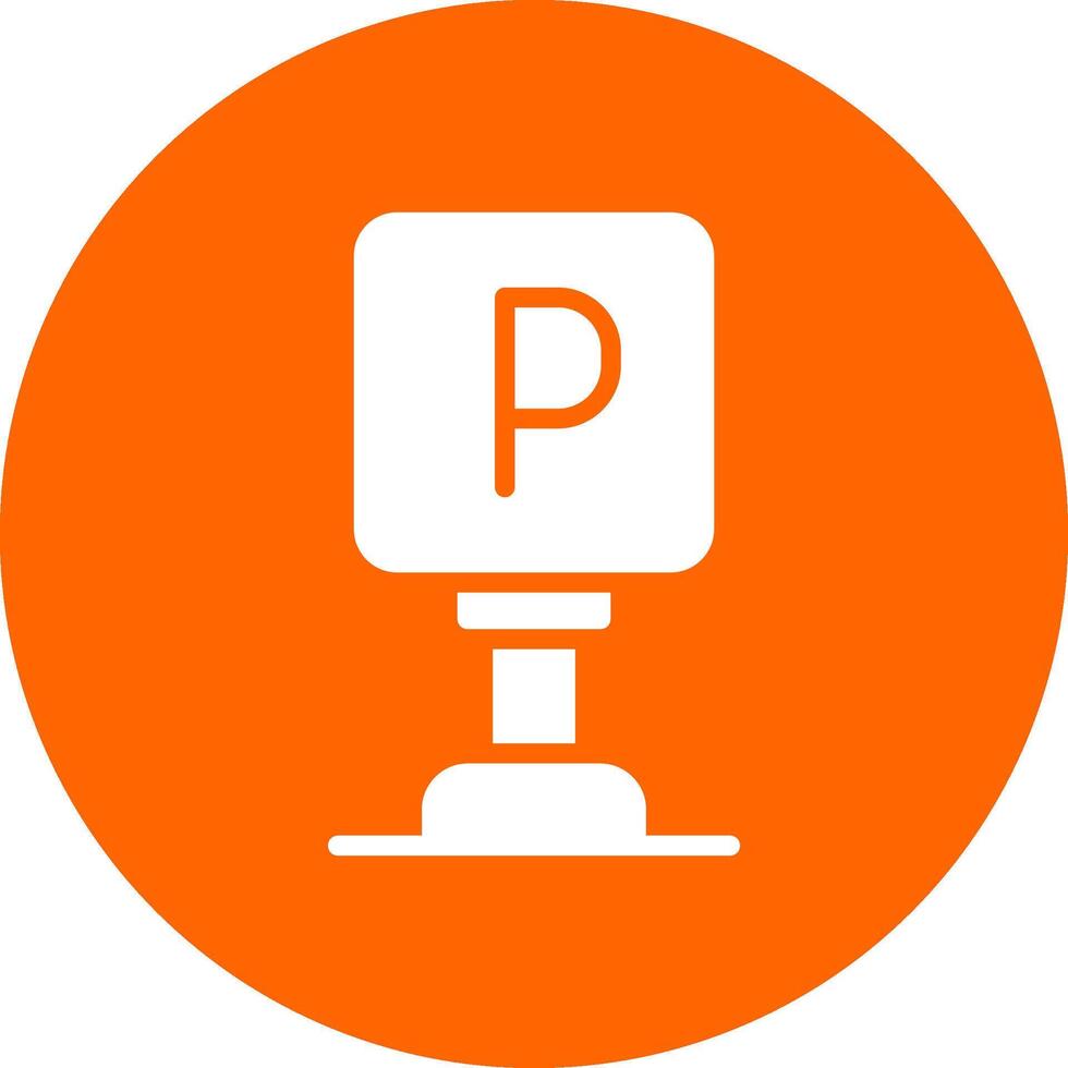 Parking Creative Icon Design vector