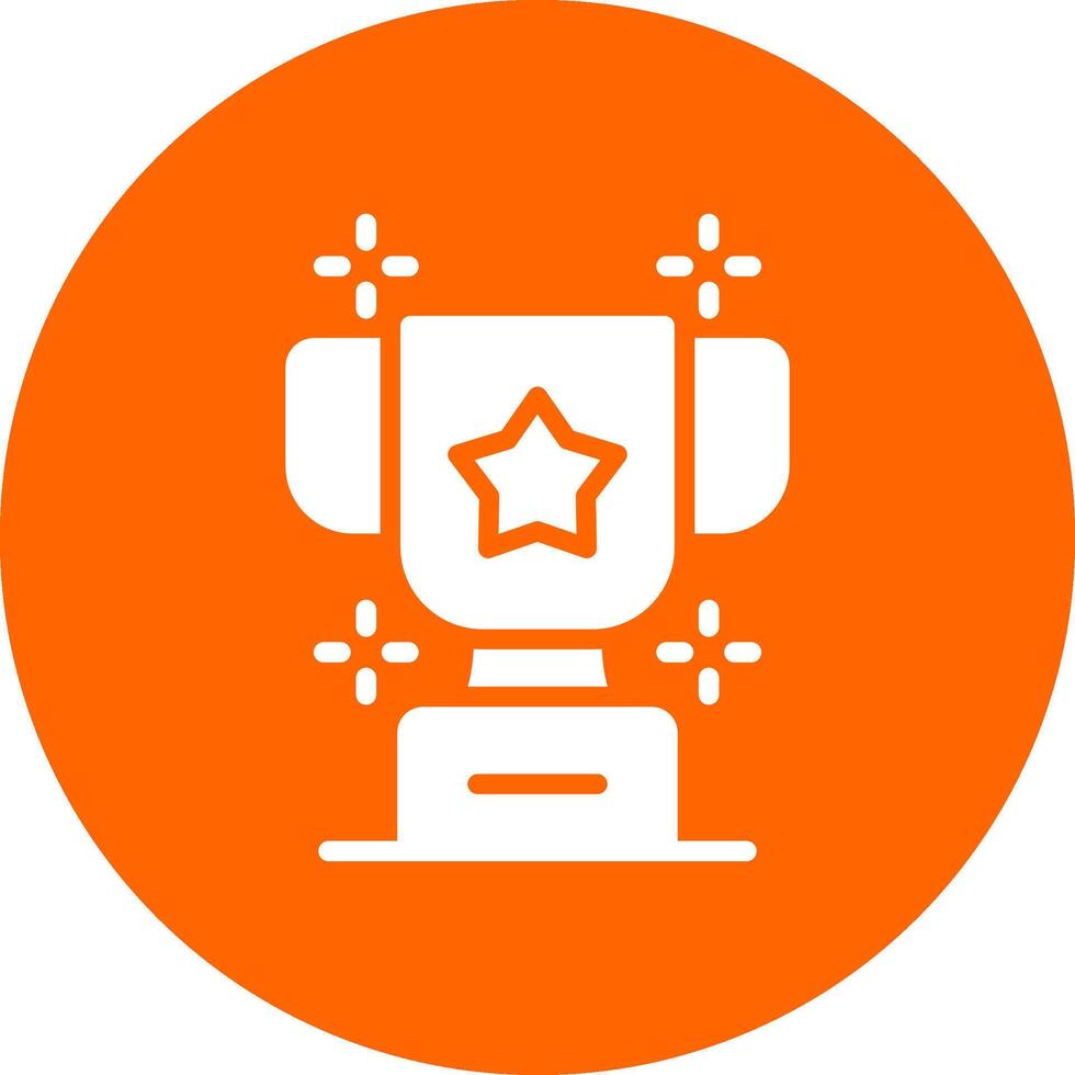 Trophy Creative Icon Design vector