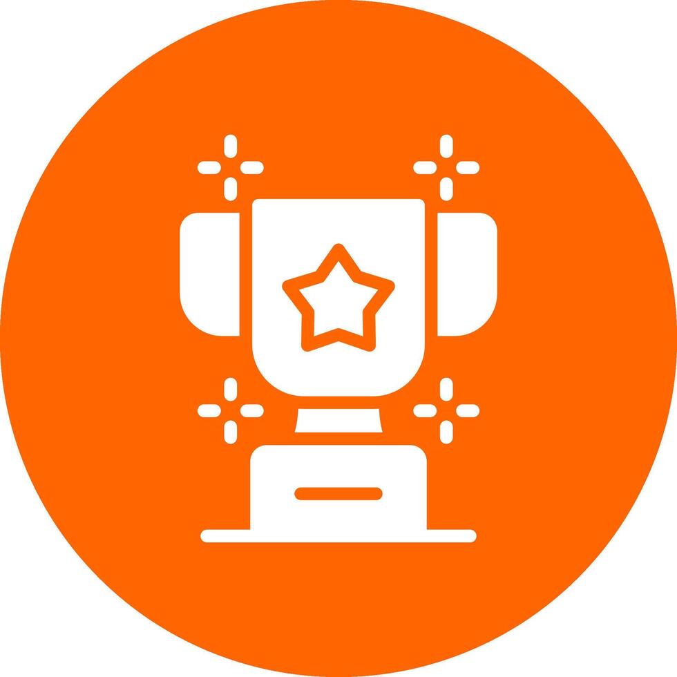 Trophy Creative Icon Design vector