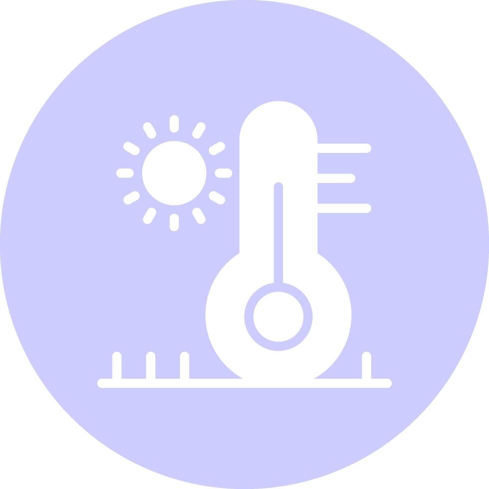 High Temperature Creative Icon Design vector