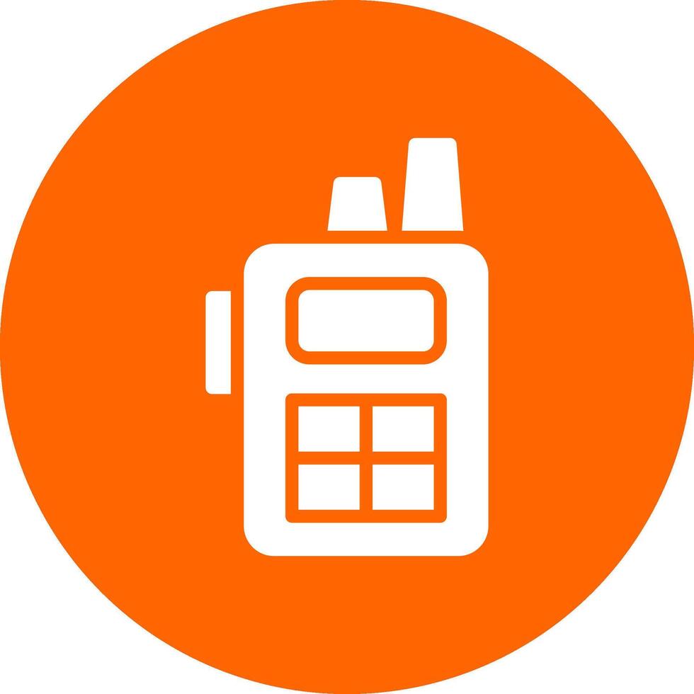 Walkie Talkie Creative Icon Design vector