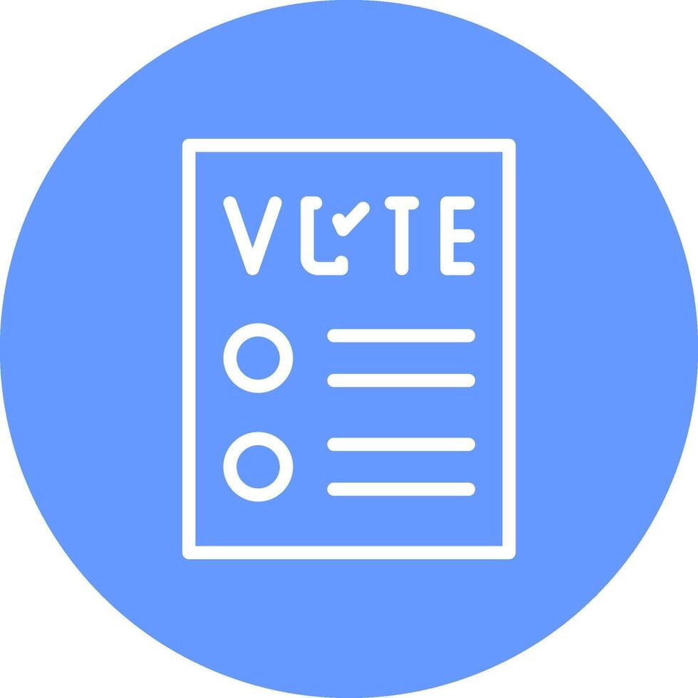 Ballot Creative Icon Design vector
