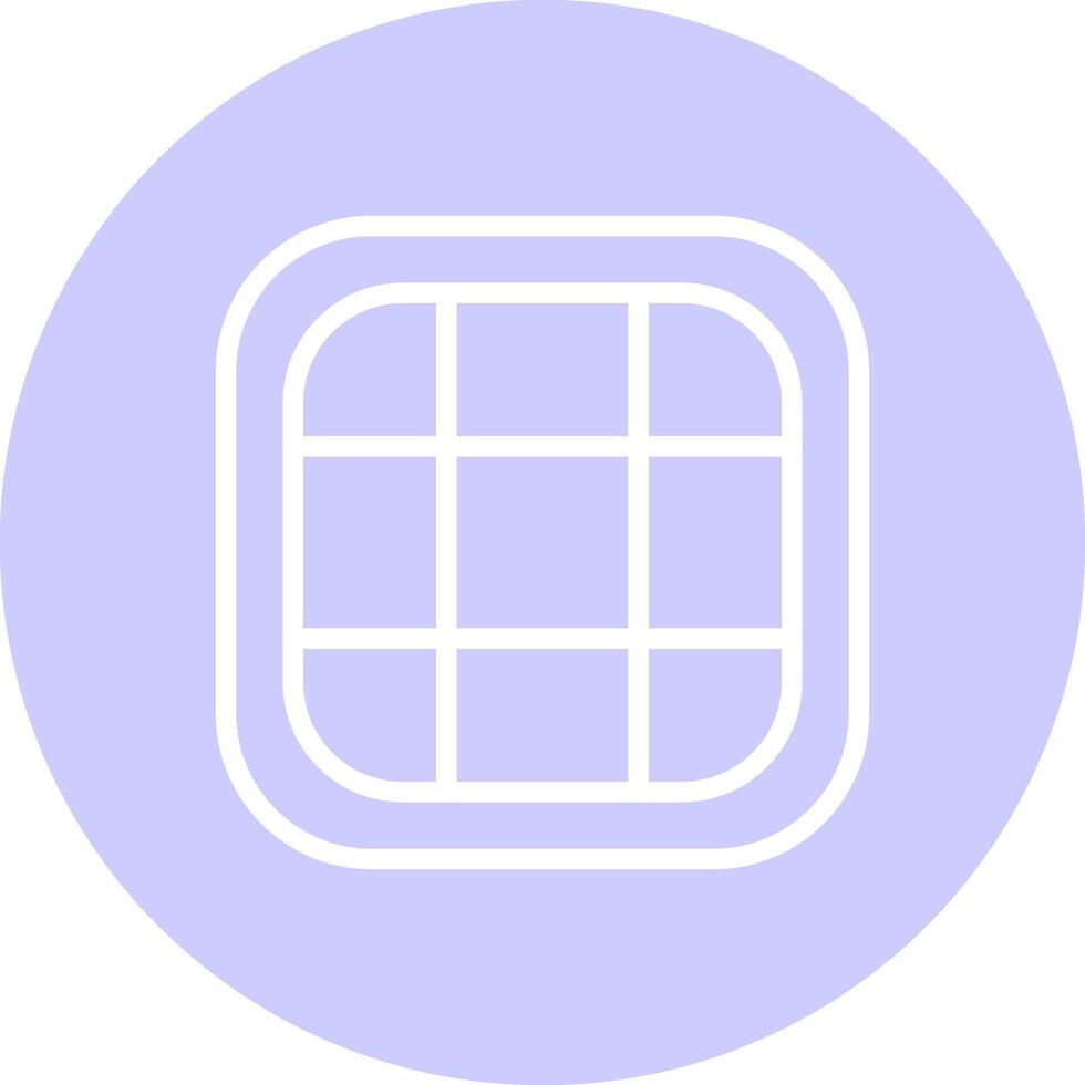Grid Creative Icon Design vector