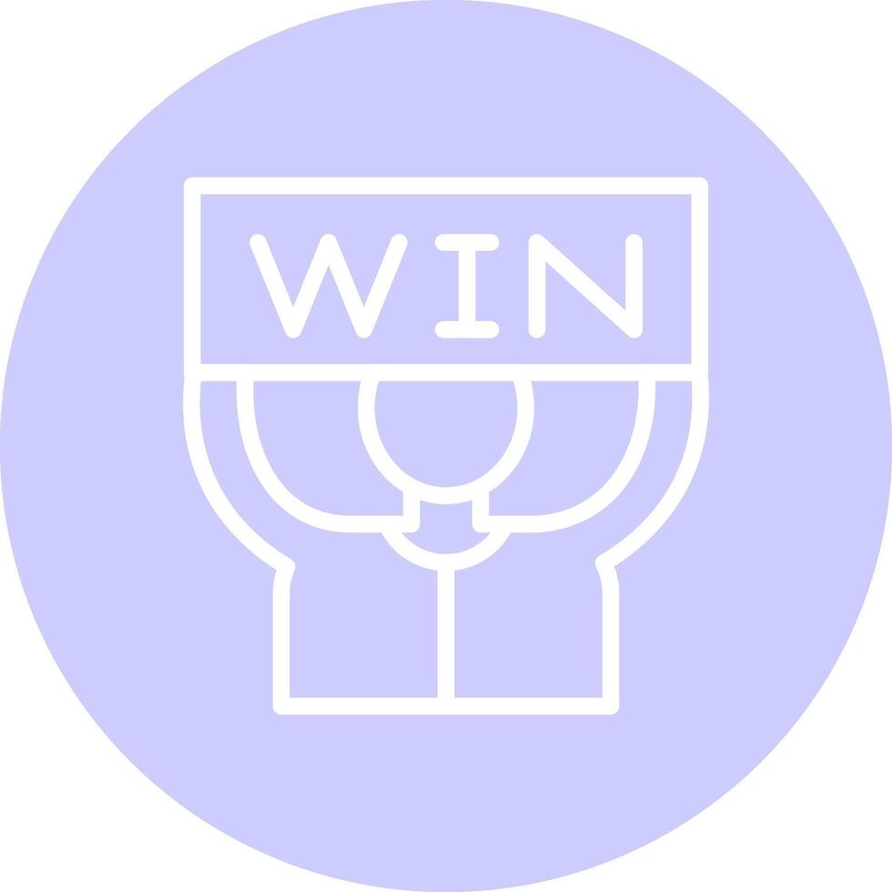 Win Creative Icon Design vector