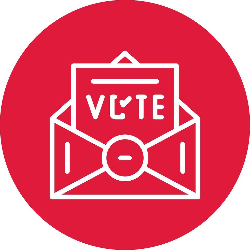 votar diseño de icono creativo vector