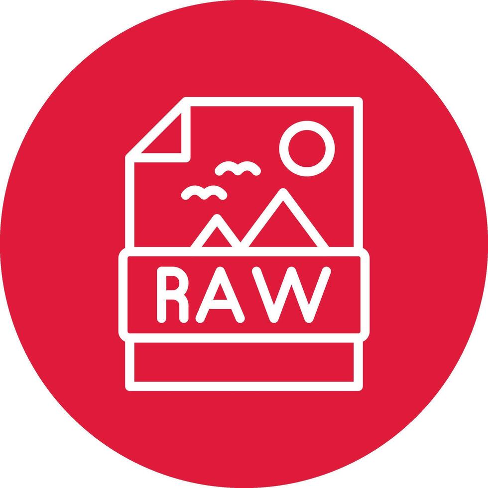 Raw Creative Icon Design vector