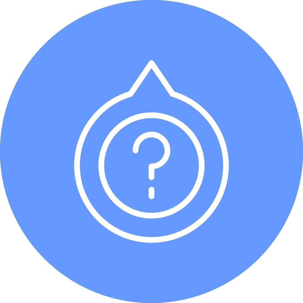 Question Creative Icon Design vector