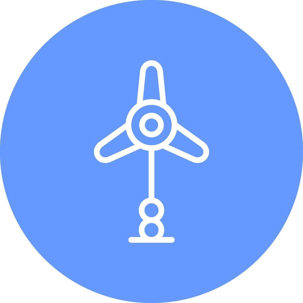 Windmill Creative Icon Design vector