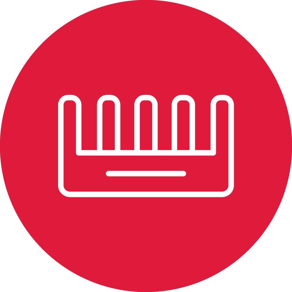 Comb Creative Icon Design vector