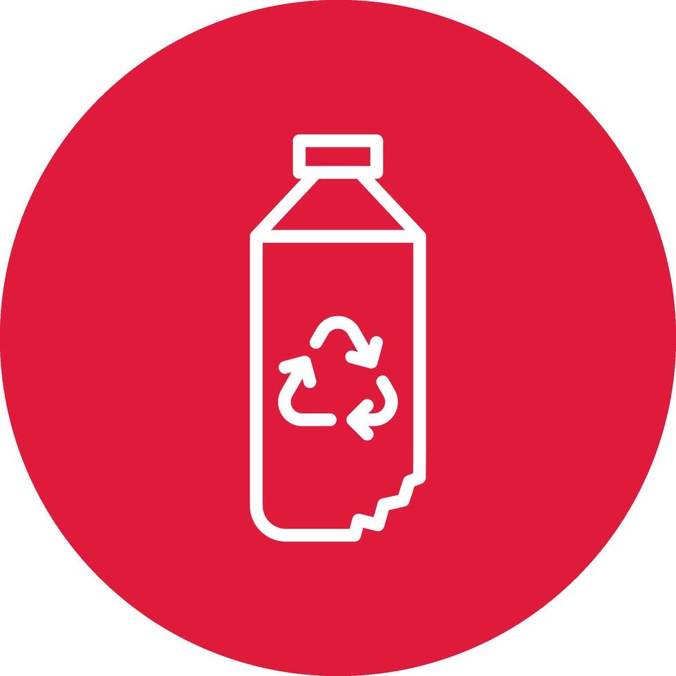 Water Bottle Creative Icon Design vector