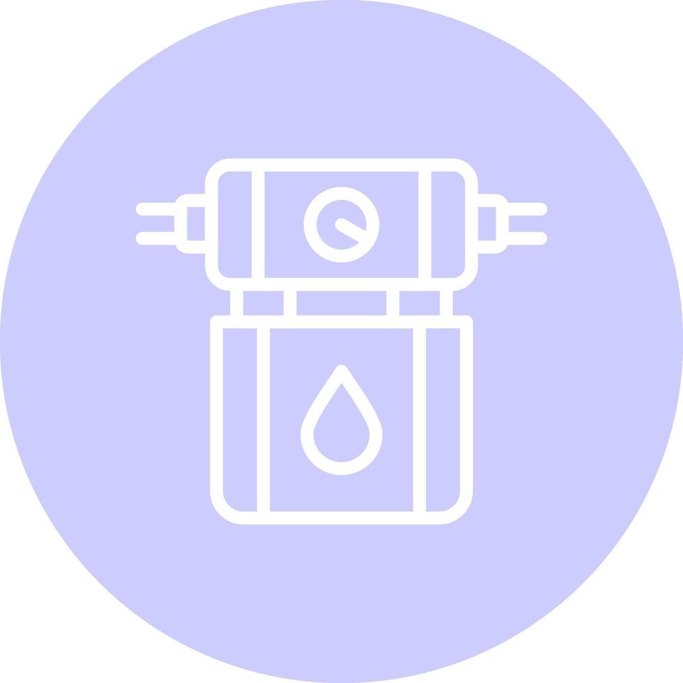 Water Filter Creative Icon Design vector