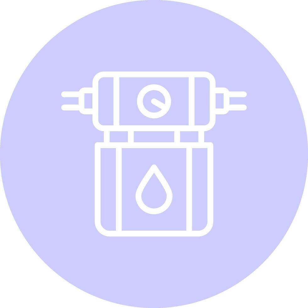 Water Filter Creative Icon Design vector