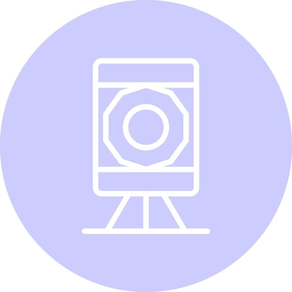 Theodolite Creative Icon Design vector