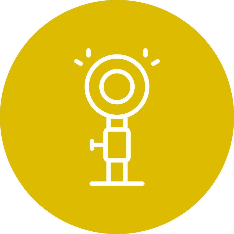 Light Creative Icon Design vector