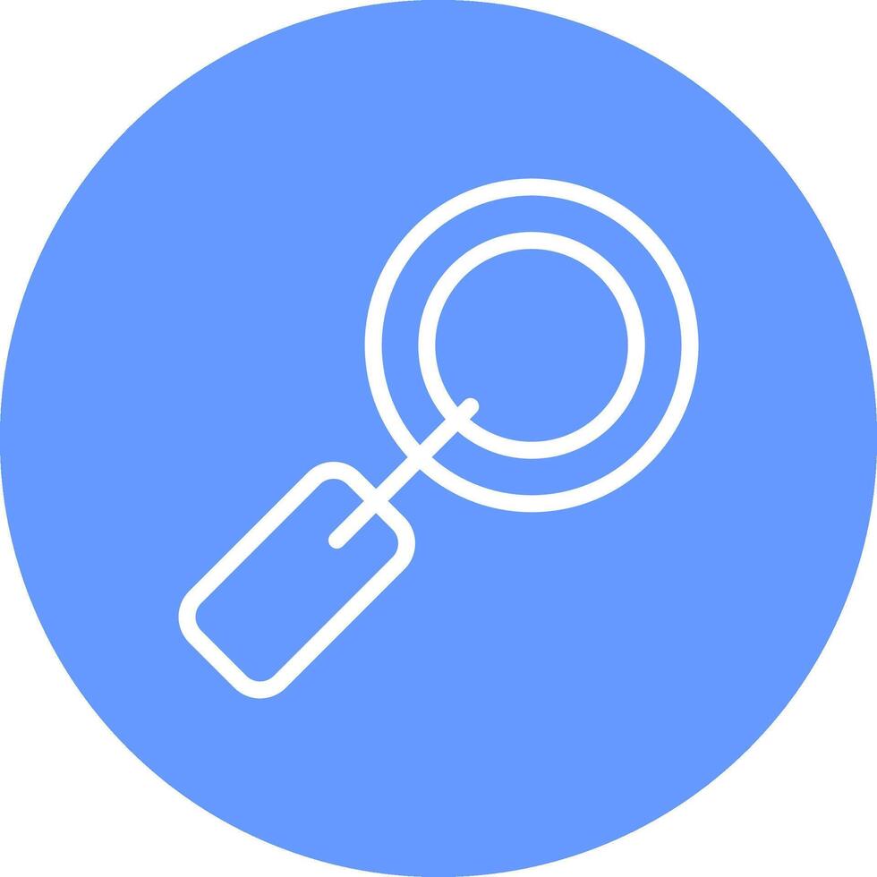 Magnifying Glass Creative Icon Design vector