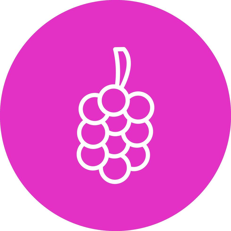 Grapes Creative Icon Design vector