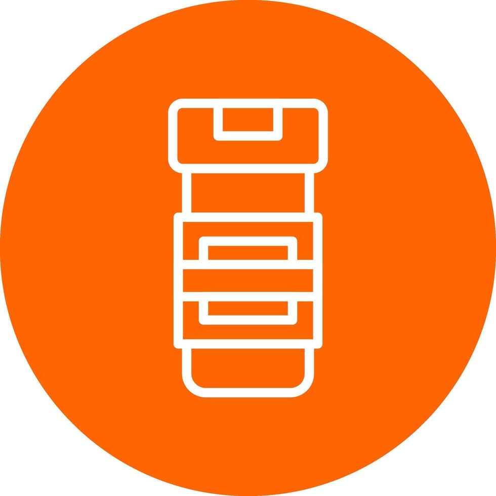 Test Tube Creative Icon Design vector