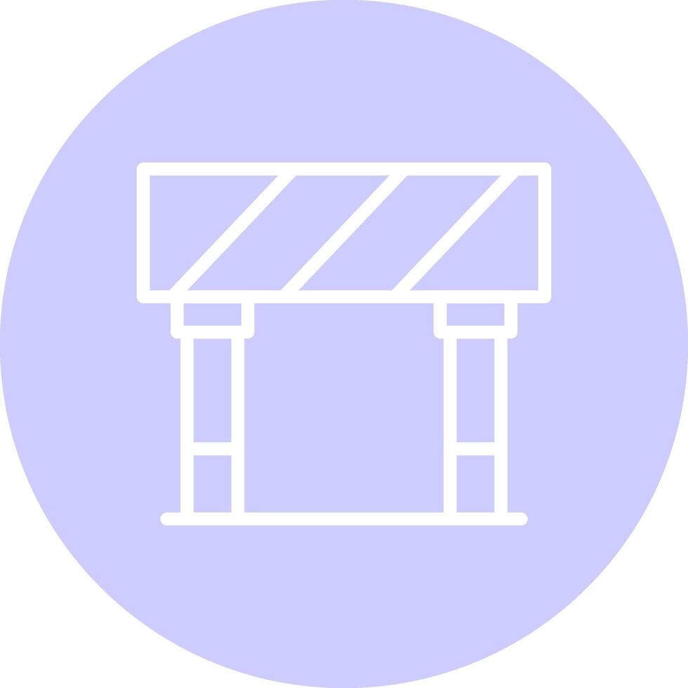 Barrier Creative Icon Design vector