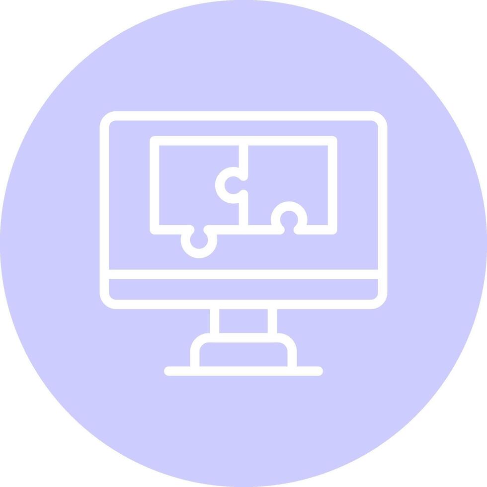 Puzzle Creative Icon Design vector