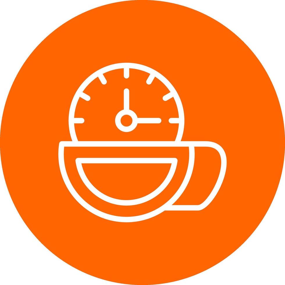 Tea Time Creative Icon Design vector