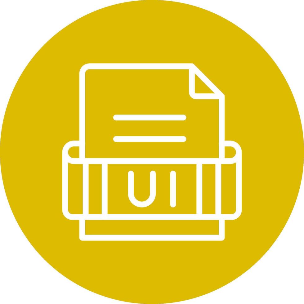 Ui Format Creative Icon Design vector