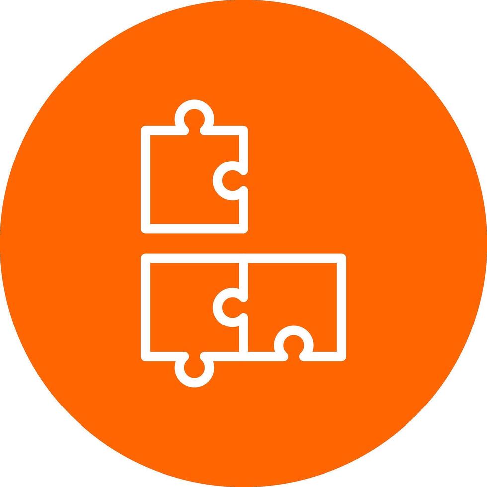 Puzzle Creative Icon Design vector