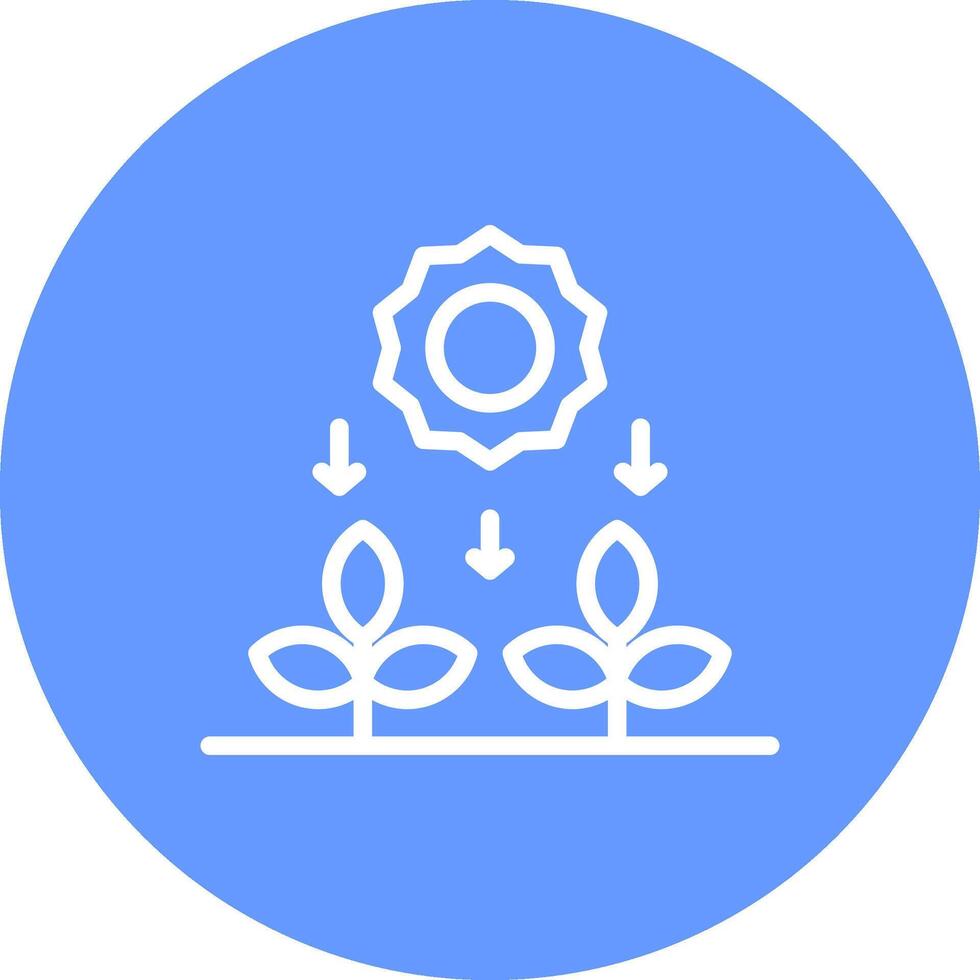 Photosynthesis Creative Icon Design vector