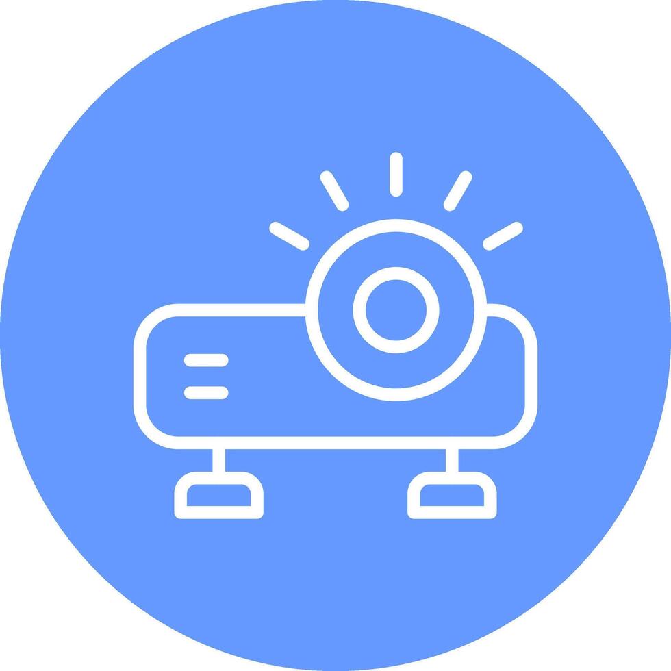 Projector Creative Icon Design vector