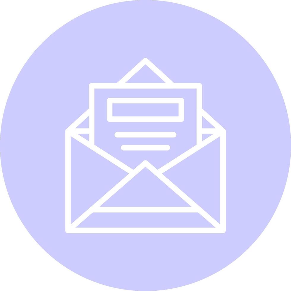 Open Email Creative Icon Design vector