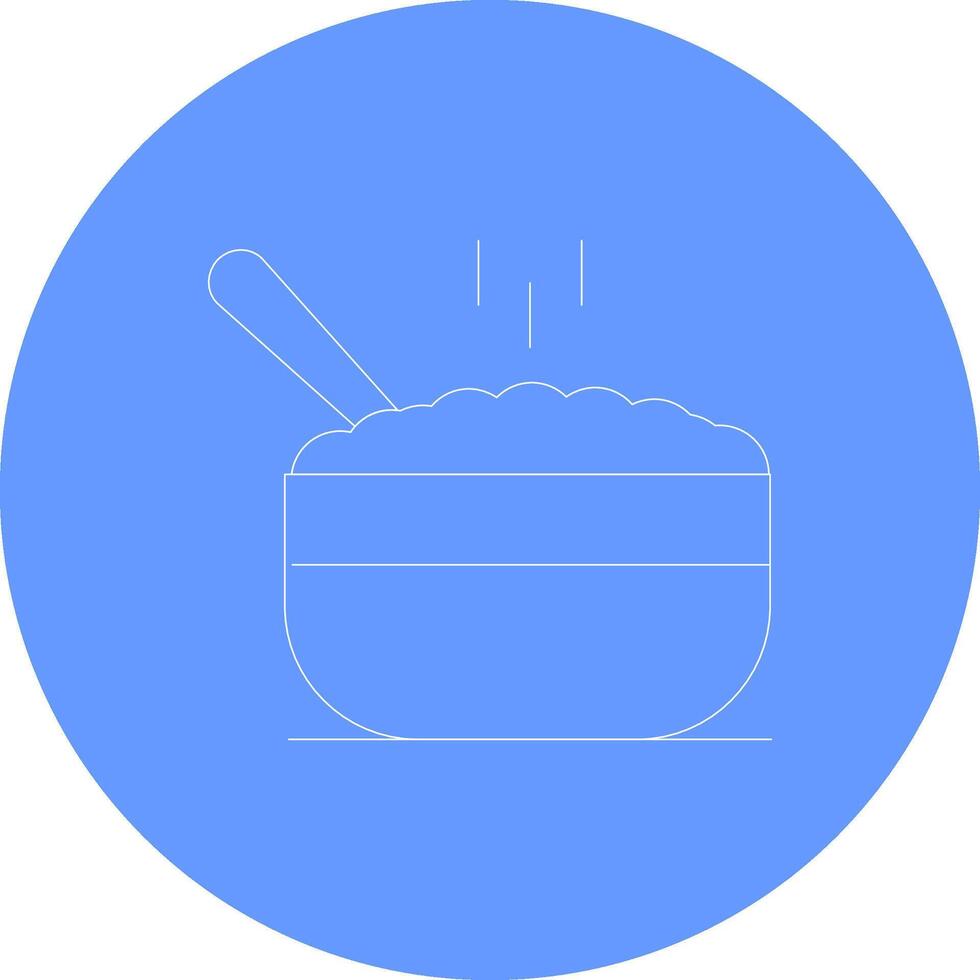 Porridge Creative Icon Design vector