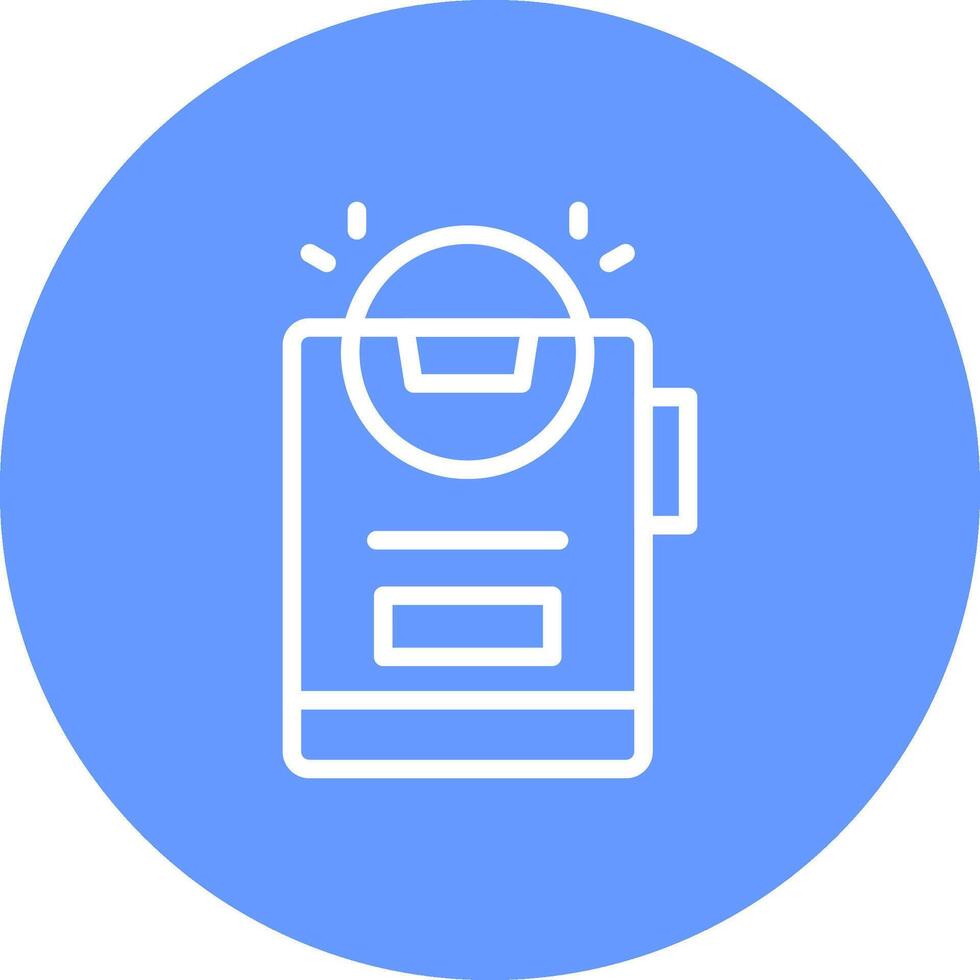 Light Creative Icon Design vector