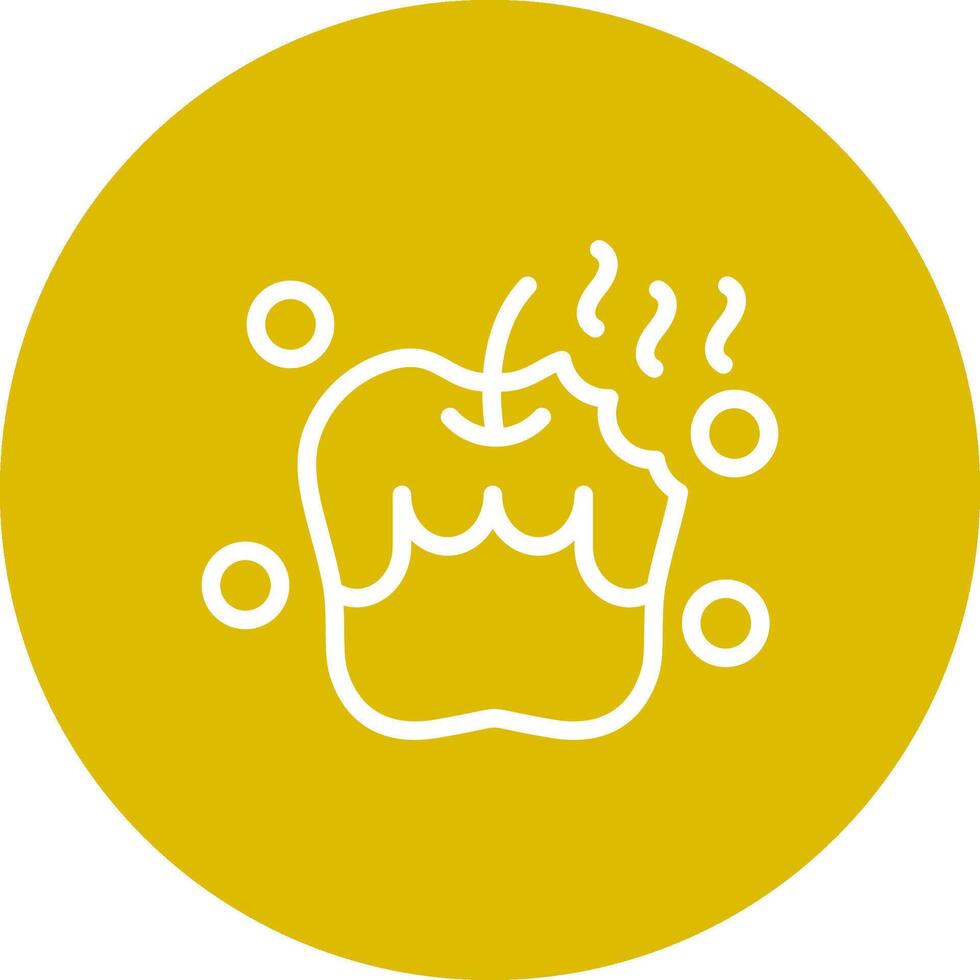 Rotten Creative Icon Design vector