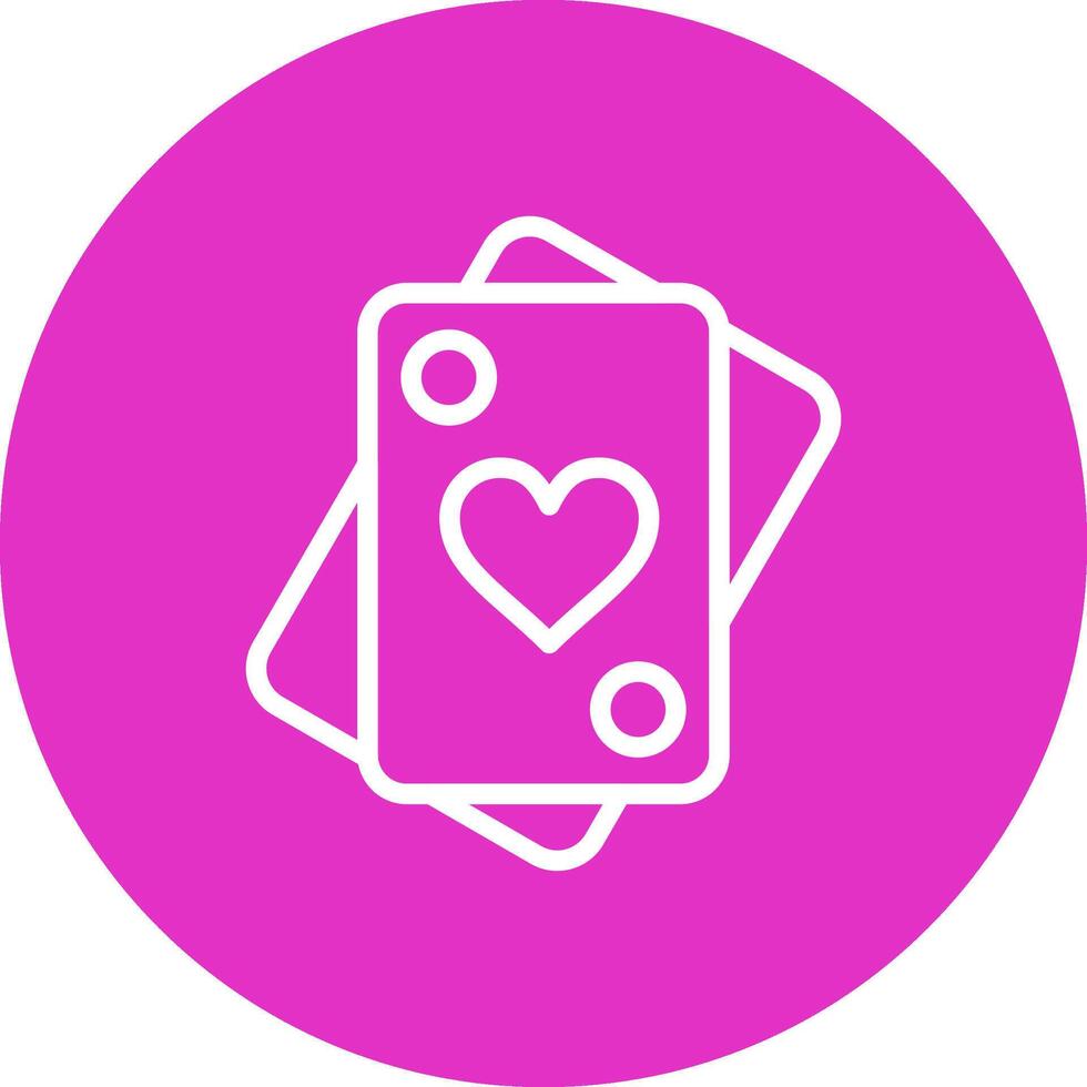 Playing Cards Creative Icon Design vector