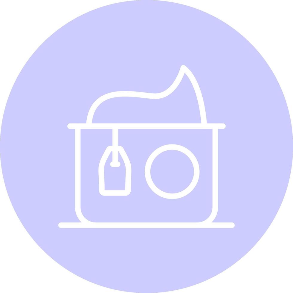 Line Circle Multicolor Design vector