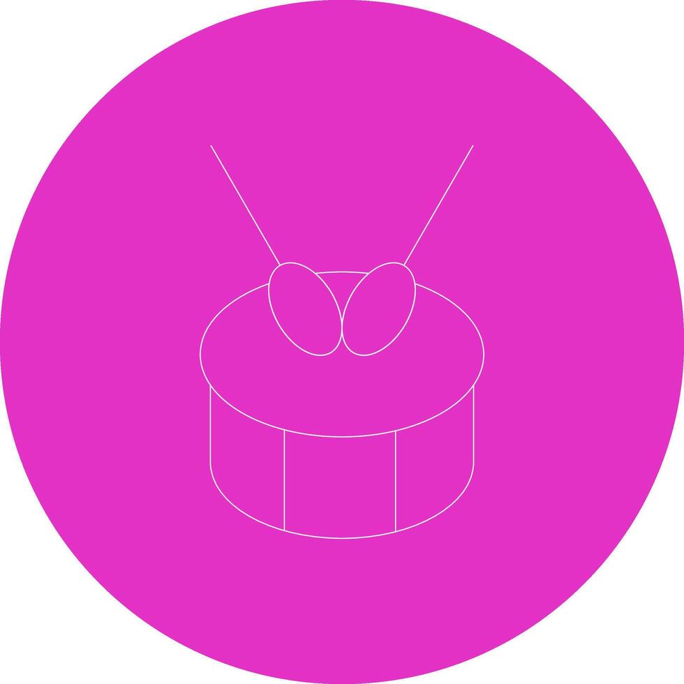 Drum Creative Icon Design vector