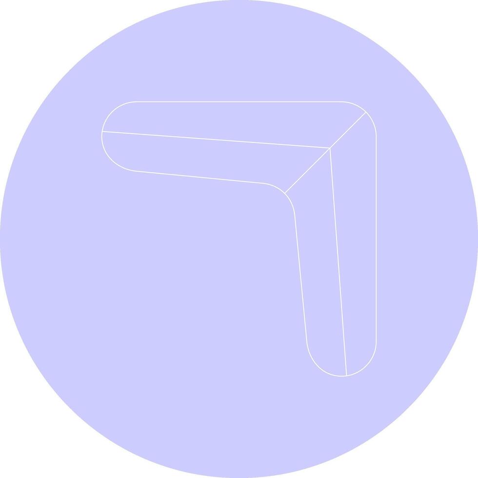 Boomerang Creative Icon Design vector