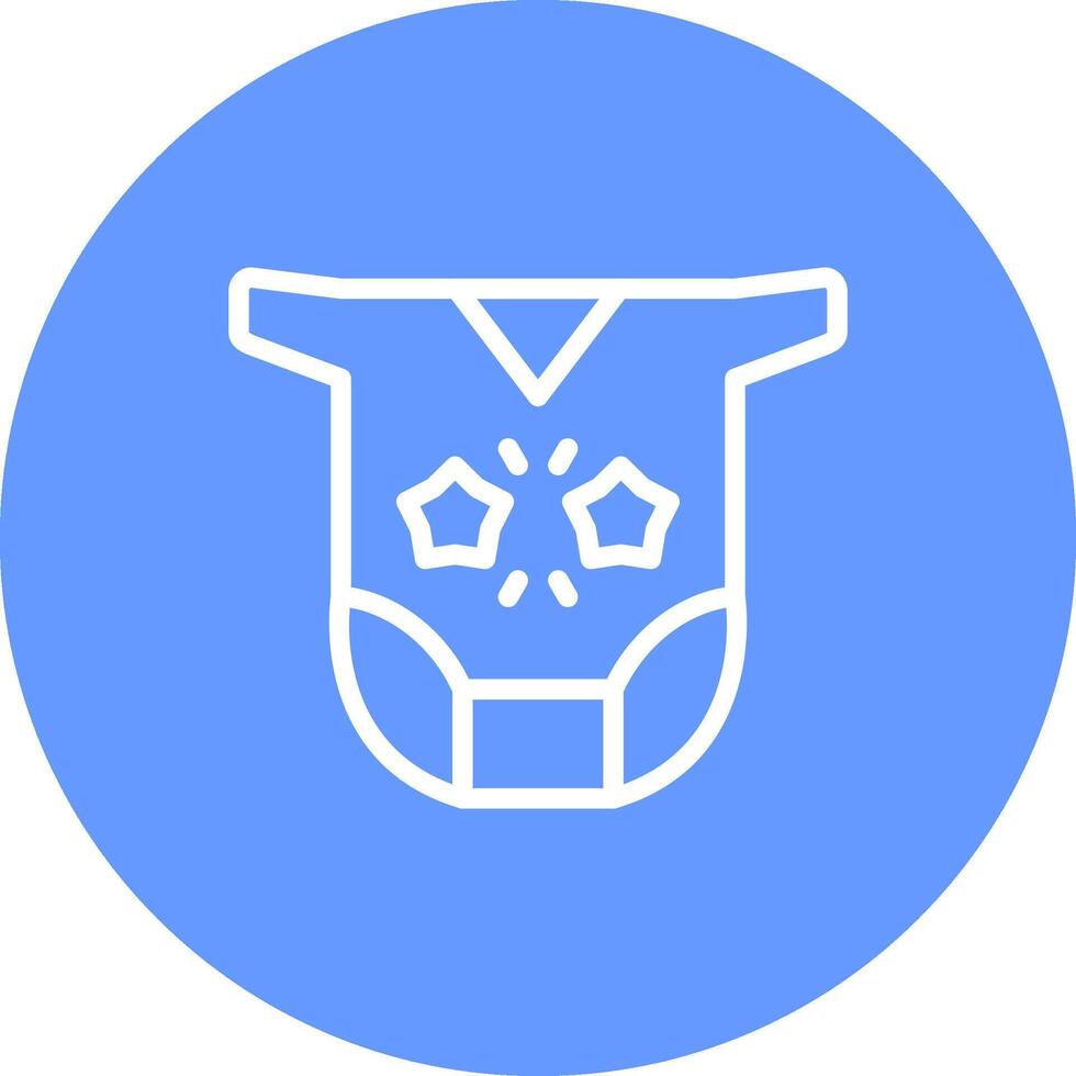 Baby Clothes Creative Icon Design vector