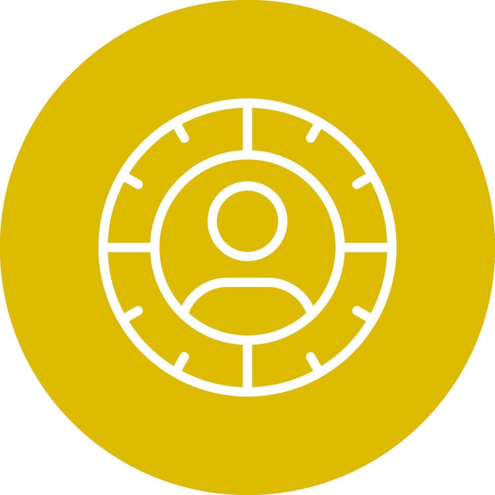 Target Audience Creative Icon Design vector