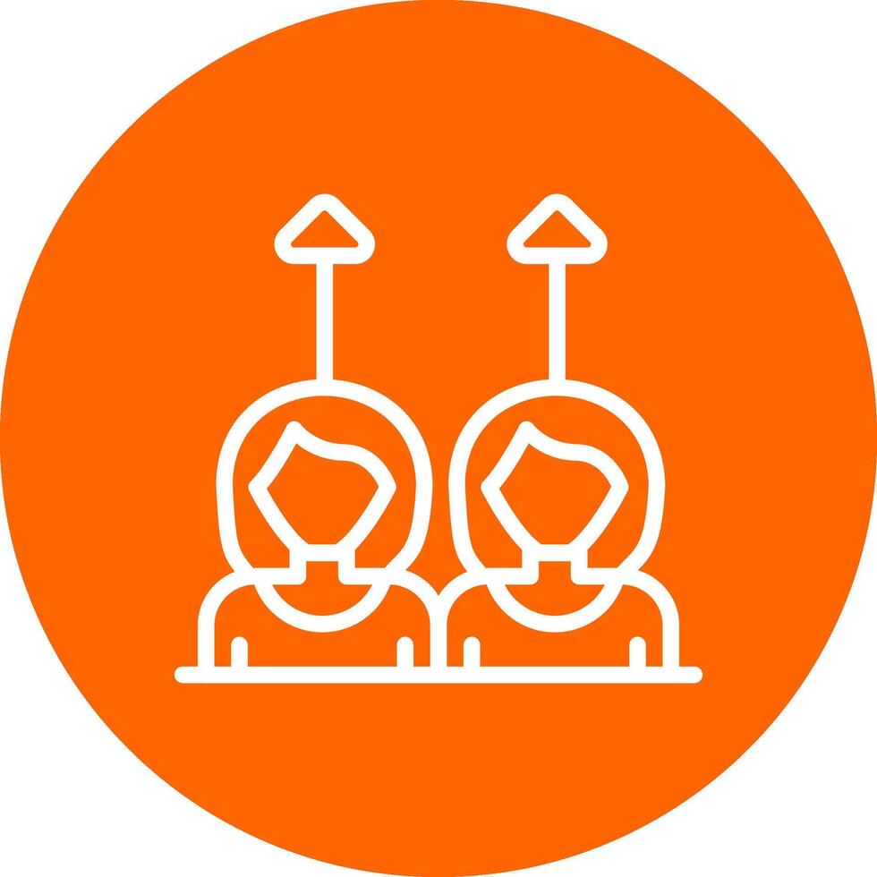 Same Approach Creative Icon Design vector
