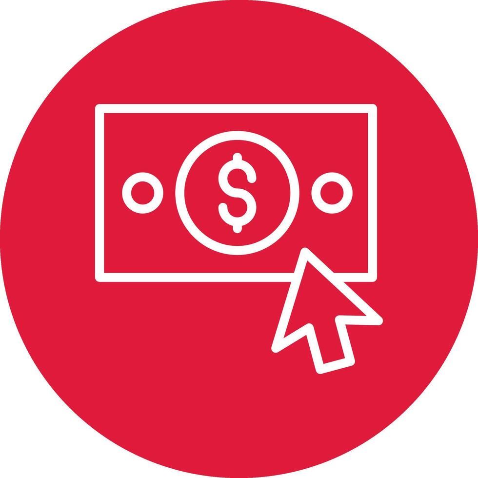 Pay Per Click Creative Icon Design vector