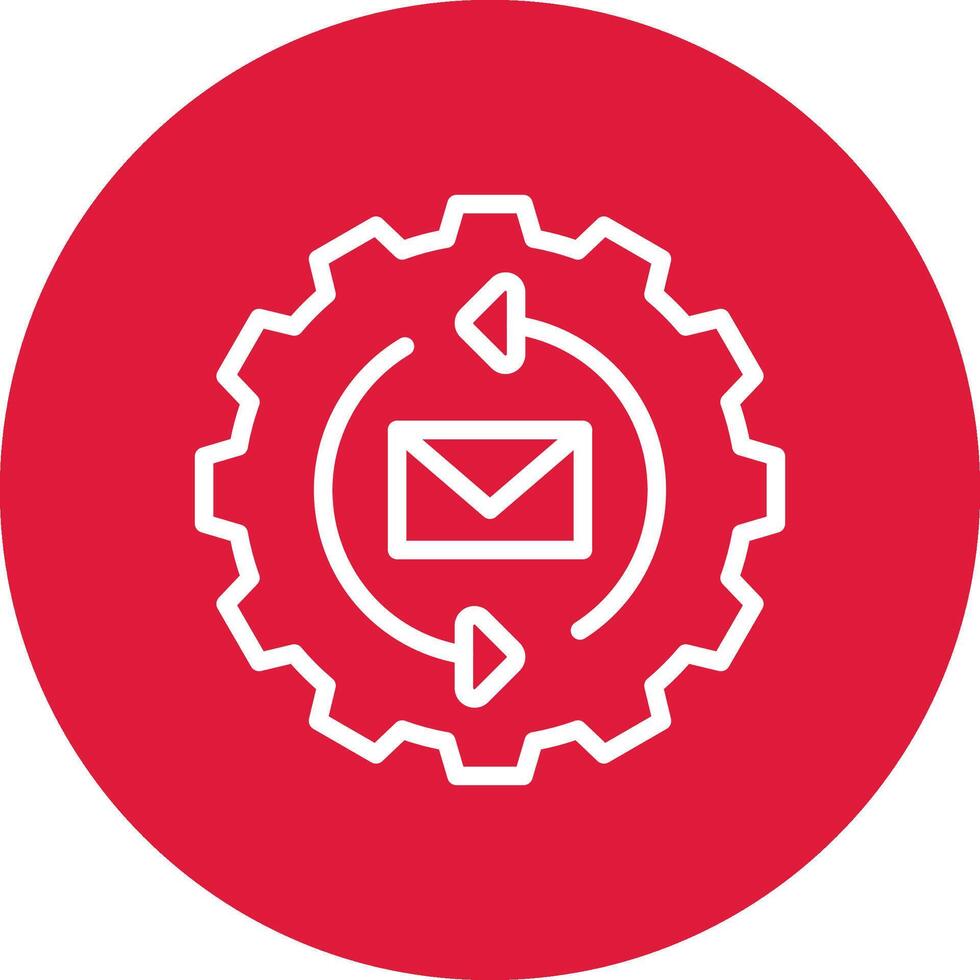 Marketing Automation Creative Icon Design vector